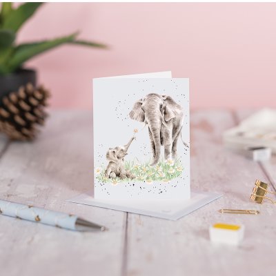'Bloom and Grow' Elephant Gift Enclosure Card