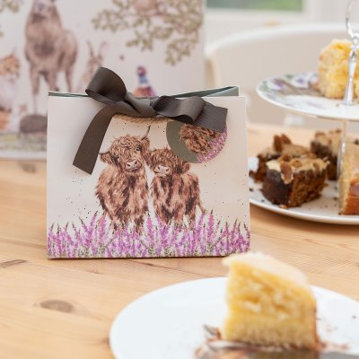 'Gentle Giants' Highland Cow Small Gift Bag