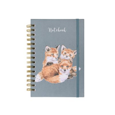Fox cub A5 spiral bound notebook