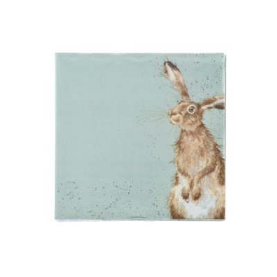 Hare cocktail napkin