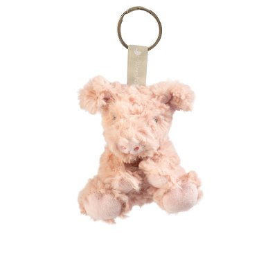 Vanessa pig plush keyring