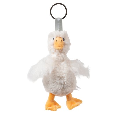 'Pearl' Goose Plush Keyring