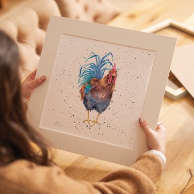 'Colors of the Rainbow' mounted print