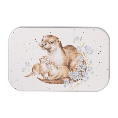 Mini tin with otter design