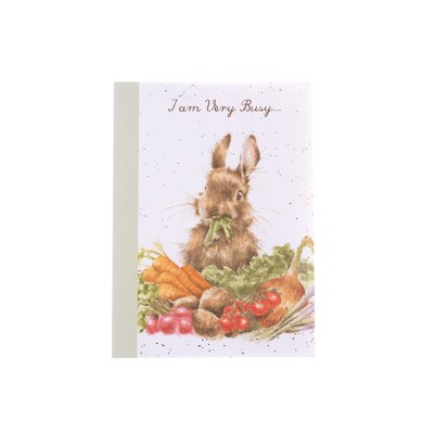 Rabbit and vegetable A6 notebook