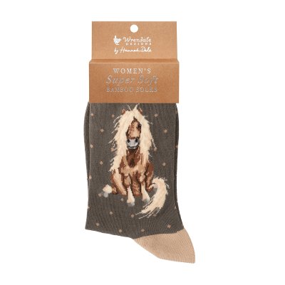 Women's socks with horse design