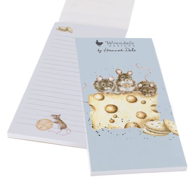 Mice and cheese magnetic shopping pad
