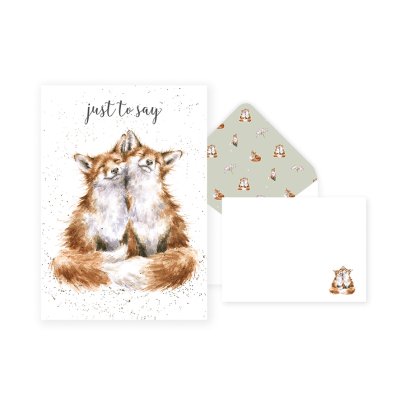 Fox  thank you card pack