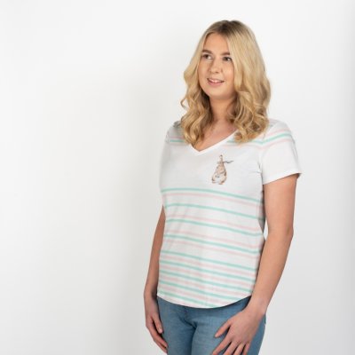 Hare striped t-shirt