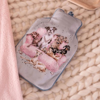 'A Dog's Life' dog Hot Water Bottle