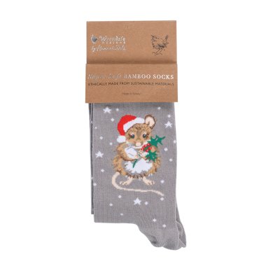 Christmouse Mouse Christmas socks
