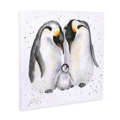 'The Emperor's New Chick' penguin canvas