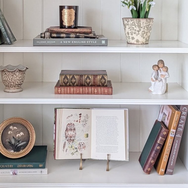 January shelves ...  @themoderncountrynest